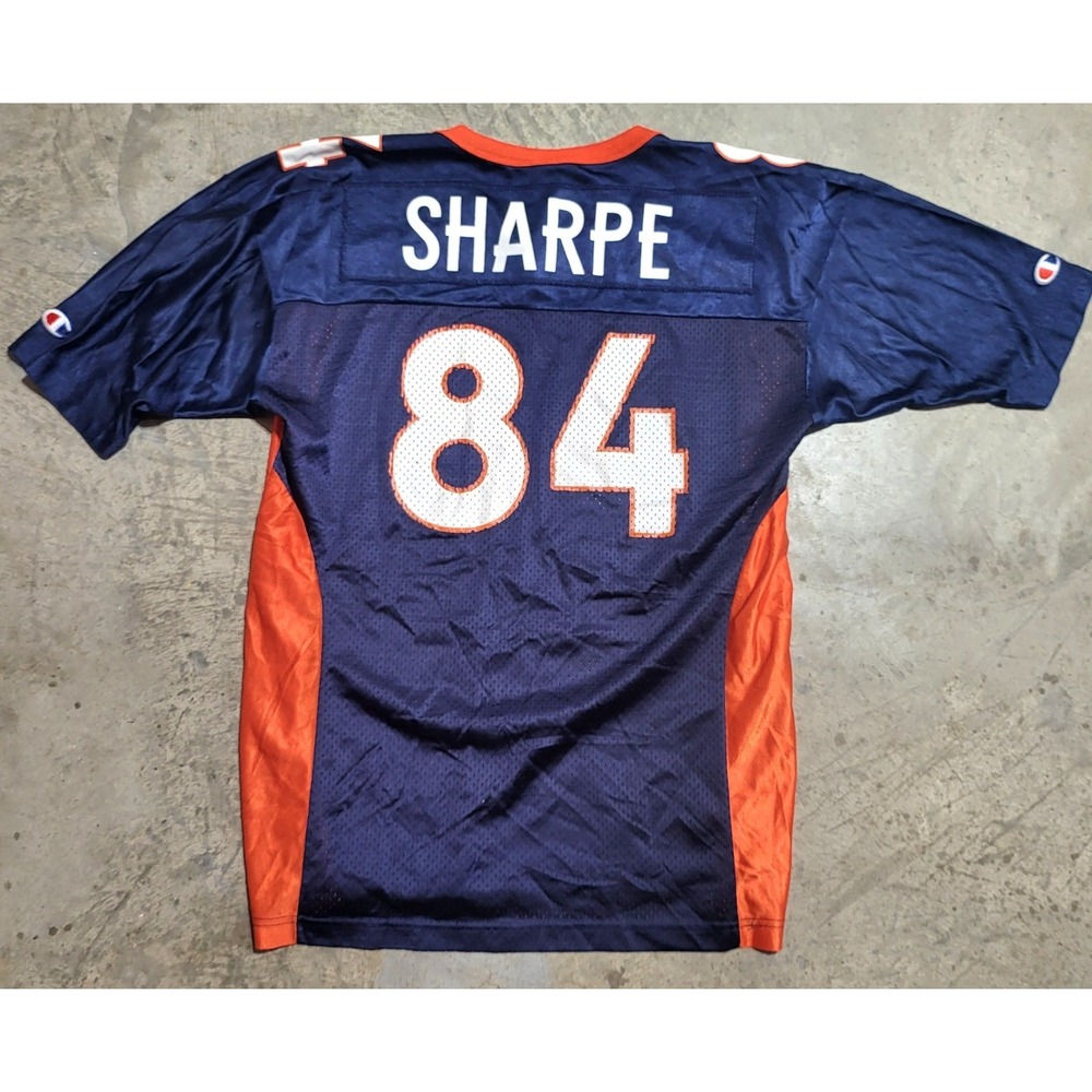 Vintage 90s Champion Denver Broncos Shannon Sharpe Jersey 84 NFL Size 40 Medium - Picture 3 of 9